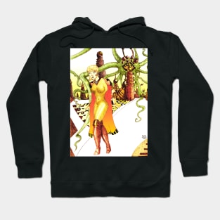 Futuristic Woman [Fantasy Figure Illustration] Hoodie